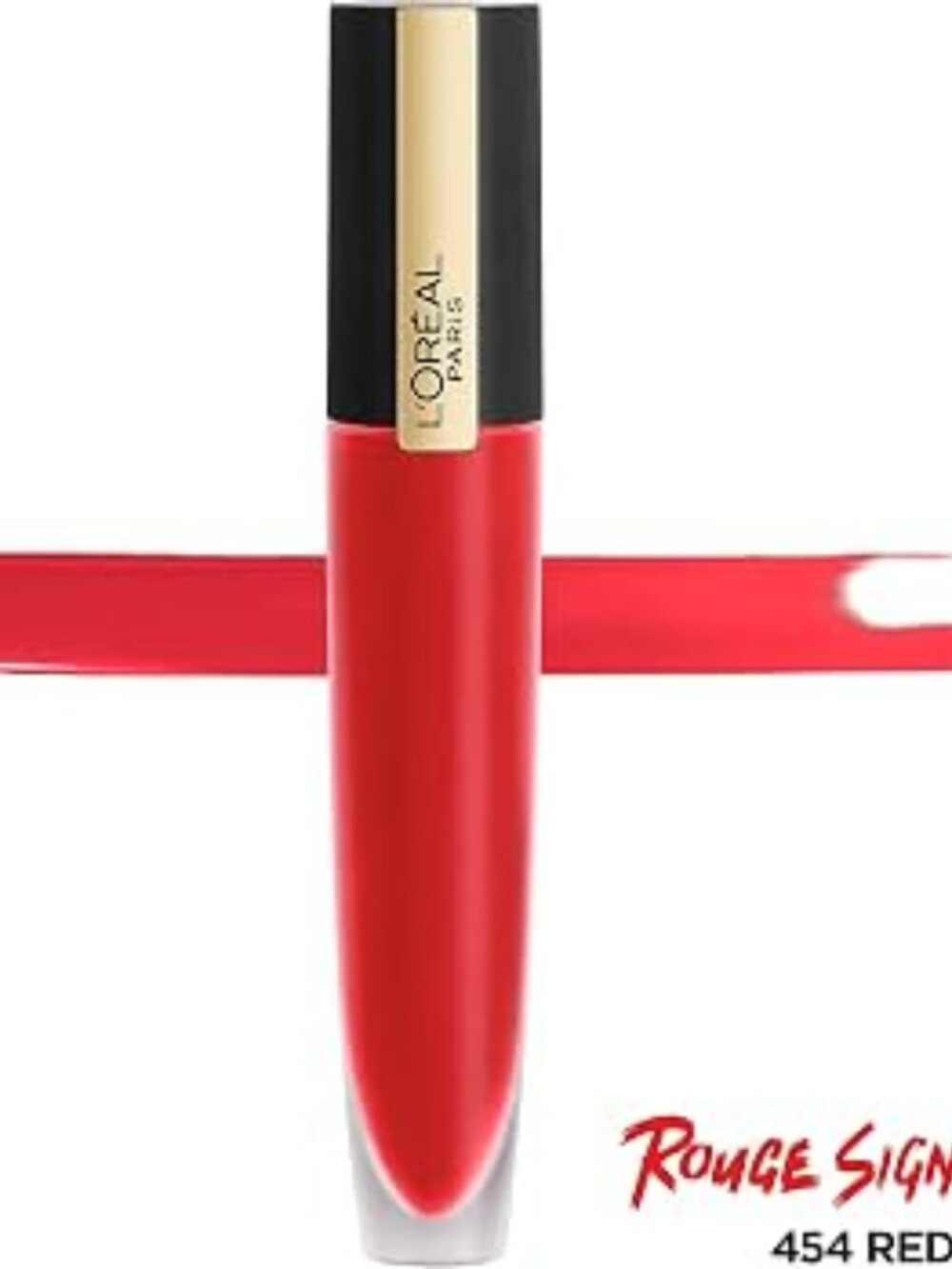 L'Oreal Paris Rouge Signature Lipstick stain 454 Red